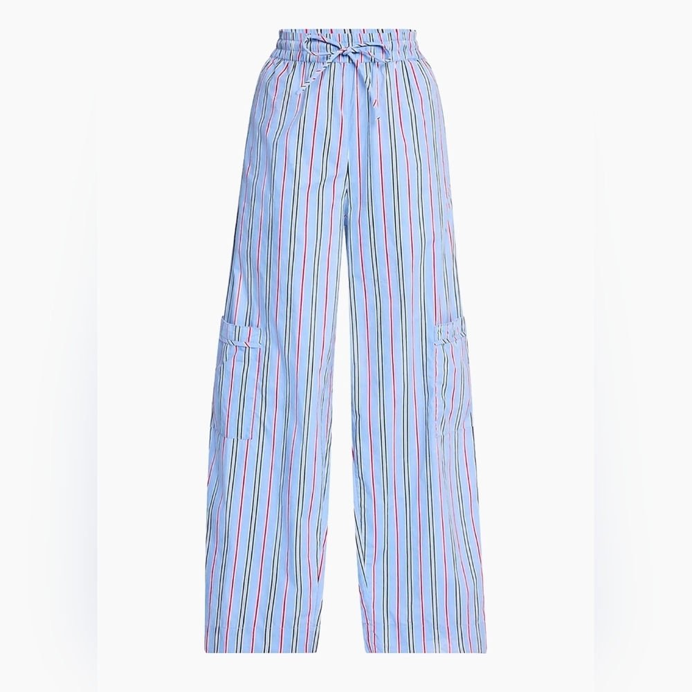 Damson MadderHarrison Striped Cotton Pants EU Size 8/ US Size 4